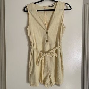 Pale Yellow Romper